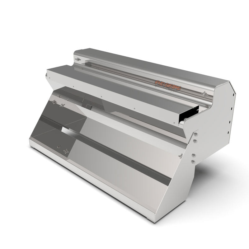 KW MIRROR FINISH 12 GA. 304 STAINLESS STEEL BATTERY BOX SMOOTH STEPS