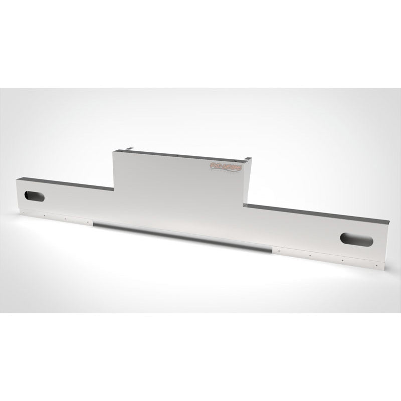 UNIVERSAL 14 GA. MIRROR FINISH 304 STAINLESS STEEL REAR INVERTED LIGHT T-BAR