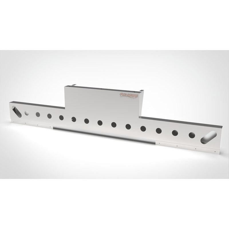UNIVERSAL 14 GA. MIRROR FINISH 304 STAINLESS STEEL REAR INVERTED LIGHT T-BAR
