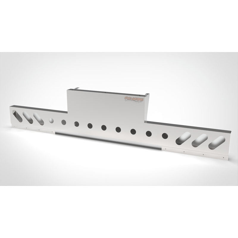 UNIVERSAL 14 GA. MIRROR FINISH 304 STAINLESS STEEL REAR INVERTED LIGHT T-BAR