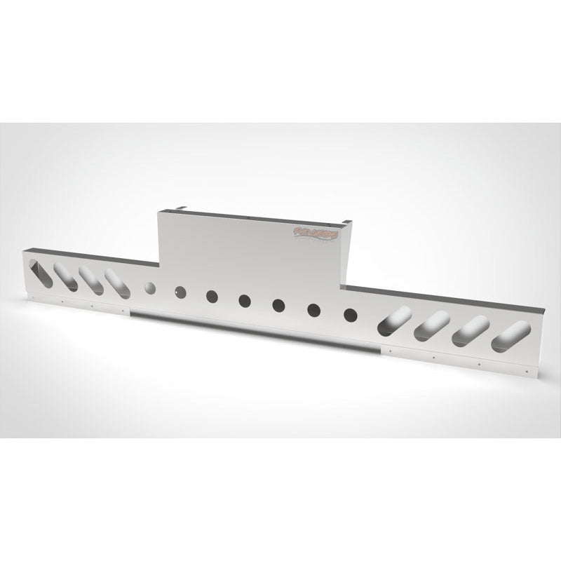 UNIVERSAL 14 GA. MIRROR FINISH 304 STAINLESS STEEL REAR INVERTED LIGHT T-BAR