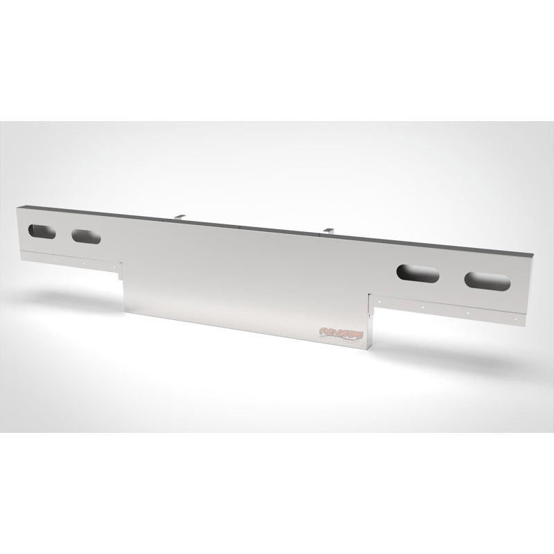UNIVERSAL 14 GA. MIRROR FINISH 304 STAINLESS STEEL REAR LIGHT T-BAR X 8" & 18" DROP DOWN