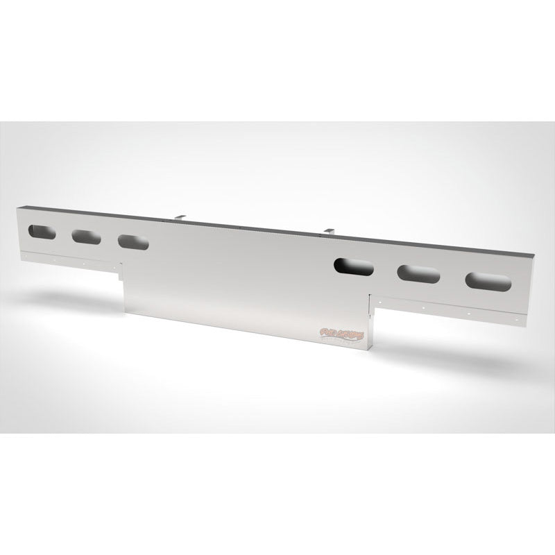 UNIVERSAL 14 GA. MIRROR FINISH 304 STAINLESS STEEL REAR LIGHT T-BAR X 8" & 18" DROP DOWN