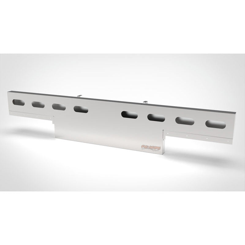 UNIVERSAL 14 GA. MIRROR FINISH 304 STAINLESS STEEL REAR LIGHT T-BAR X 8" & 18" DROP DOWN