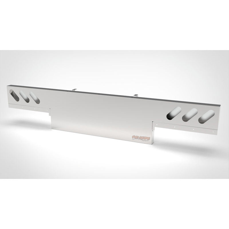 UNIVERSAL 14 GA. MIRROR FINISH 304 STAINLESS STEEL REAR LIGHT T-BAR X 8" & 18" DROP DOWN