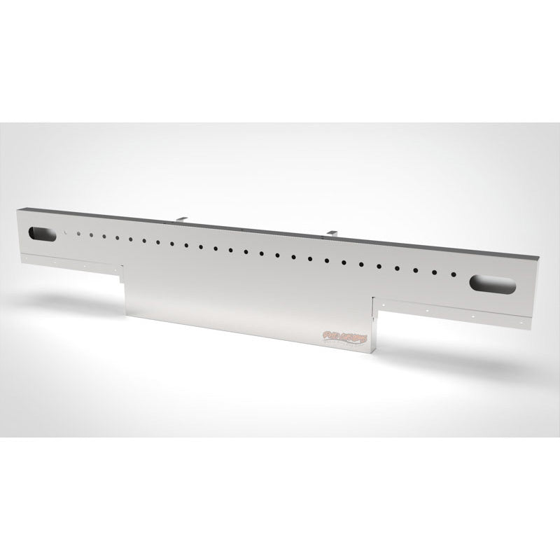 UNIVERSAL 14 GA. MIRROR FINISH 304 STAINLESS STEEL REAR LIGHT T-BAR X 8" & 18" DROP DOWN