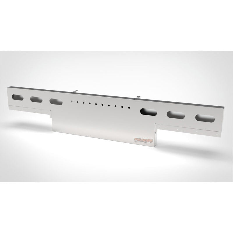 UNIVERSAL 14 GA. MIRROR FINISH 304 STAINLESS STEEL REAR LIGHT T-BAR X 8" & 18" DROP DOWN