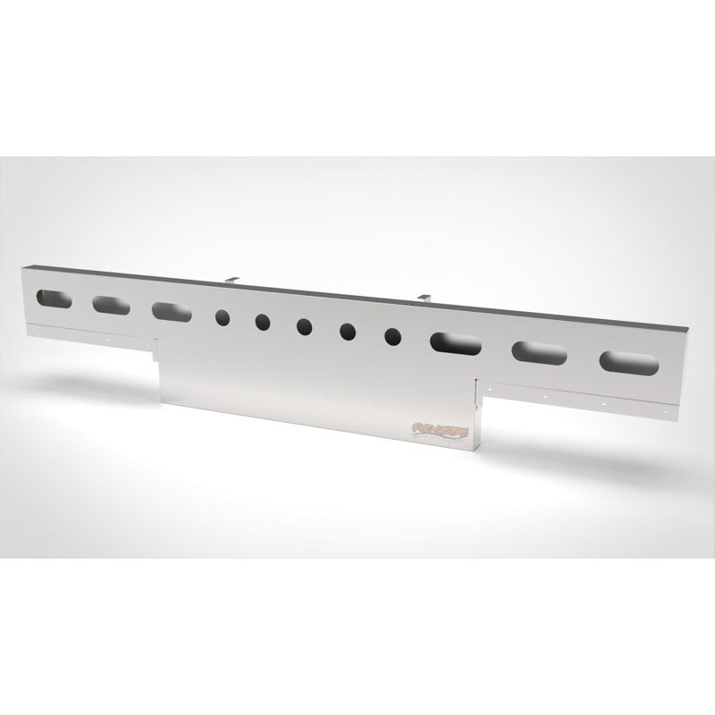 UNIVERSAL 14 GA. MIRROR FINISH 304 STAINLESS STEEL REAR LIGHT T-BAR X 8" & 18" DROP DOWN