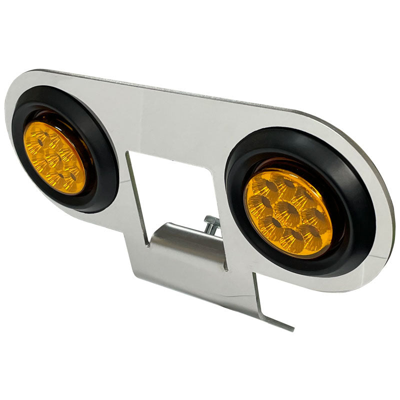 LIGHT PANEL UNDER THE FRAME FOR ROUND LIGHT (TWO LIGHTS)