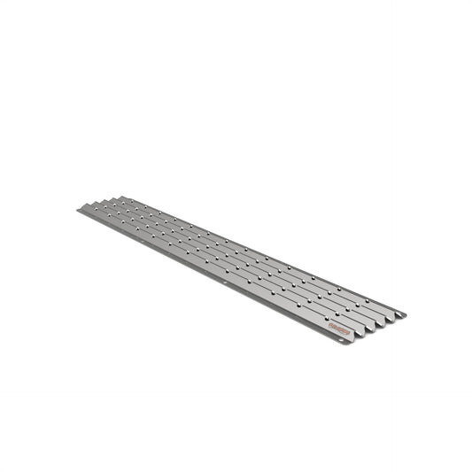 UNIVERSAL X 5.375" MIRROR FINISH STAINLESS STEEL GRIP FOR SMOOTH STEPS